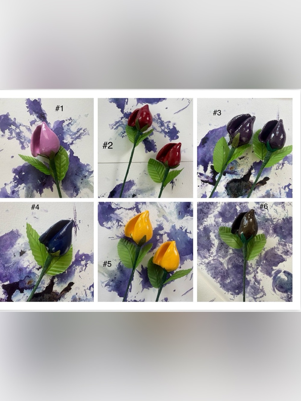 Seashell Rosebuds - Picture 2 of 10